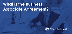 mature lawyers working with business associate agreement contract together