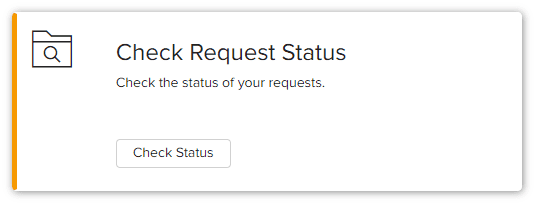 Check Request Status